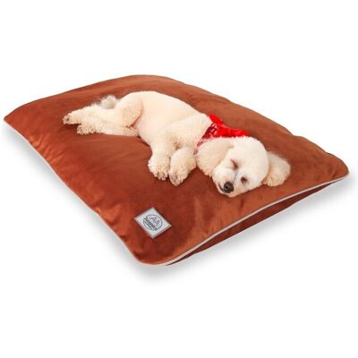 Pat pentru animale de companie, Paws & Whiskers, Puppy Dog M, Material exterior: 100% poliester, Caramiziu Pat pentru animale de companie, Paws & Whiskers, Puppy Dog M, Material exterior: 100% poliester, Caramiziu