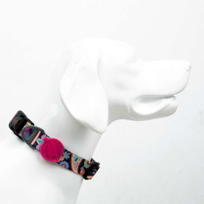 Zgarda pentru câini, Paws & Whiskers, Paisley, Poliester, Multicolor Zgarda pentru câini, Paws & Whiskers, Paisley, Poliester, Multicolor