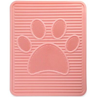 Covoras litiera pentru colectarea granulelor de nisip, Paws & Whiskers, 5087-5, Roz Covoras litiera pentru colectarea granulelor de nisip, Paws & Whiskers, 5087-5, Roz