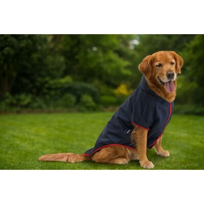 Hanorac pentru câini, Paws & Whiskers, Navyraincoat, Albastru navy Hanorac pentru câini, Paws & Whiskers, Navyraincoat, Albastru navy