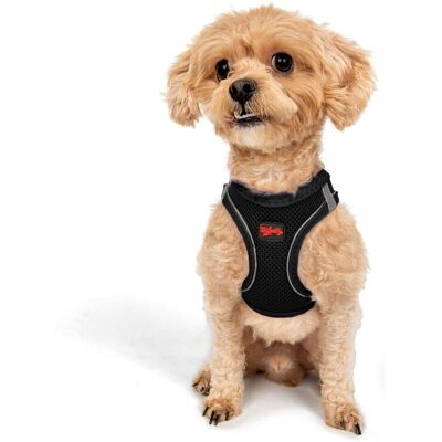 Ham pentru câini, Paws & Whiskers, Air-Mesh, Poliester, Negru Ham pentru câini, Paws & Whiskers, Air-Mesh, Poliester, Negru