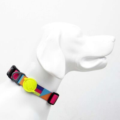 Zgarda pentru câini, Paws & Whiskers, Spirit, Poliester, Multicolor Zgarda pentru câini, Paws & Whiskers, Spirit, Poliester, Multicolor