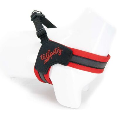 Ham pentru câini, Paws & Whiskers, V-Harness, Poliester, Rosu Ham pentru câini, Paws & Whiskers, V-Harness, Poliester, Rosu