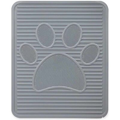 Covoras litiera pentru colectarea granulelor de nisip, Paws & Whiskers, 5087-2, Gri Covoras litiera pentru colectarea granulelor de nisip, Paws & Whiskers, 5087-2, Gri