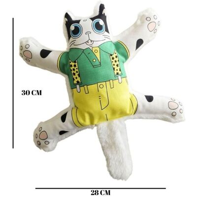 Jucărie pentru câini, Paws & Whiskers, Havhav 1024, MATERIAL TEXTIL PLUȘAT/MATERIAL TEXTIL POLIESTER, Alb Jucărie pentru câini, Paws & Whiskers, Havhav 1024, MATERIAL TEXTIL PLUȘAT/MATERIAL TEXTIL POLIESTER, Alb
