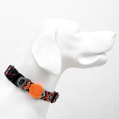 Zgarda pentru câini, Paws & Whiskers, Ethnic, Poliester, Multicolor Zgarda pentru câini, Paws & Whiskers, Ethnic, Poliester, Multicolor