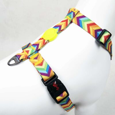 Ham pentru câini, Paws & Whiskers, Rainbow, Poliester, Multicolor Ham pentru câini, Paws & Whiskers, Rainbow, Poliester, Multicolor
