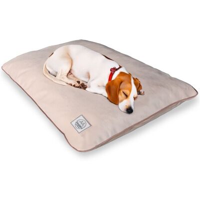 Pat pentru animale de companie, Paws & Whiskers, Puppy Dog M, Material exterior: 100% poliester, Crem Pat pentru animale de companie, Paws & Whiskers, Puppy Dog M, Material exterior: 100% poliester, Crem