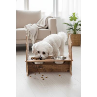 Bol pentru hrana animale de companie, Paws & Whiskers, Apvm9, MDF , Multicolor Bol pentru hrana animale de companie, Paws & Whiskers, Apvm9, MDF , Multicolor