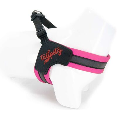 Ham pentru câini, Paws & Whiskers, V-Harness, Poliester, Roz neon Ham pentru câini, Paws & Whiskers, V-Harness, Poliester, Roz neon