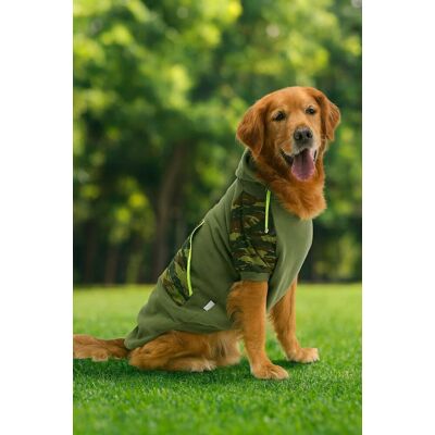 Hanorac pentru câini, Paws & Whiskers, Askersweat, Kaki Hanorac pentru câini, Paws & Whiskers, Askersweat, Kaki