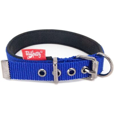 Zgarda pentru câini, Paws & Whiskers, Comfy, Poliester, Albastru Zgarda pentru câini, Paws & Whiskers, Comfy, Poliester, Albastru