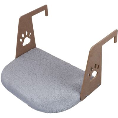 Pat pentru pisici, Paws & Whiskers, Riana, Tesatura Welsoft, Gri Pat pentru pisici, Paws & Whiskers, Riana, Tesatura Welsoft, Gri