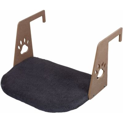 Pat pentru pisici, Paws & Whiskers, Riana, Tesatura Welsoft, Antracit Pat pentru pisici, Paws & Whiskers, Riana, Tesatura Welsoft, Antracit