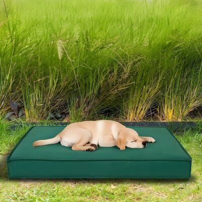 Pat pentru animale de companie, Paws & Whiskers, Eva Garden Dog L, Material exterior: 100% poliester, Verde Pat pentru animale de companie, Paws & Whiskers, Eva Garden Dog L, Material exterior: 100% poliester, Verde