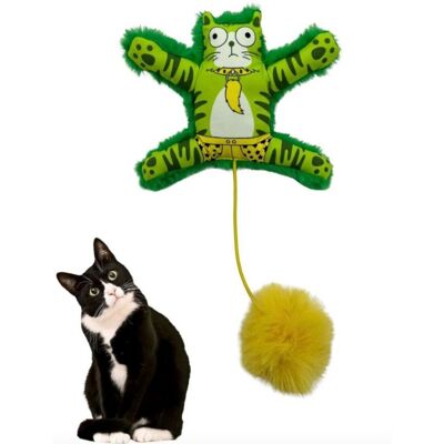 Jucărie pentru pisici, Paws & Whiskers, Miyav 1012, Plus, Verde Jucărie pentru pisici, Paws & Whiskers, Miyav 1012, Plus, Verde