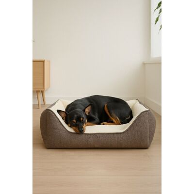 Pat pentru animale de companie, Paws & Whiskers, Zeus 60 x 80, Material exterior: 100% poliester, Maro Pat pentru animale de companie, Paws & Whiskers, Zeus 60 x 80, Material exterior: 100% poliester, Maro