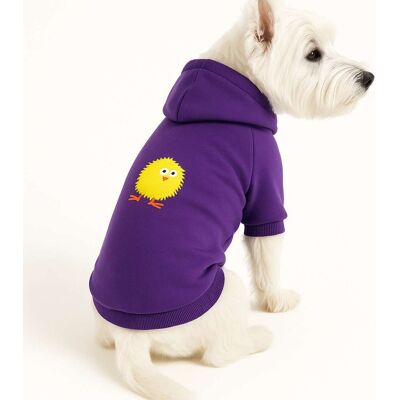 Hanorac pentru câini, Paws & Whiskers, Purplechicksweat, Mov Hanorac pentru câini, Paws & Whiskers, Purplechicksweat, Mov