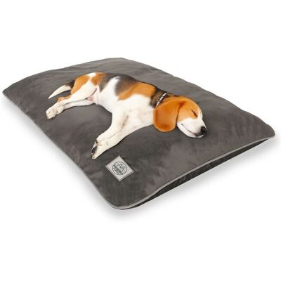 Pat pentru animale de companie, Paws & Whiskers, Puppy Dog M, Material exterior: 100% poliester, Gri Pat pentru animale de companie, Paws & Whiskers, Puppy Dog M, Material exterior: 100% poliester, Gri