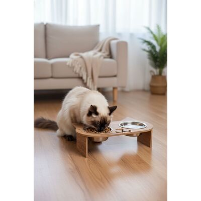 Bol pentru hrana animale de companie, Paws & Whiskers, Apvm4, MDF , Multicolor Bol pentru hrana animale de companie, Paws & Whiskers, Apvm4, MDF , Multicolor