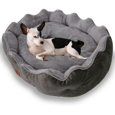 Pat pentru animale de companie, Paws & Whiskers, Elsa Dog L, Material exterior: 100% poliester, Antracit Pat pentru animale de companie, Paws & Whiskers, Elsa Dog L, Material exterior: 100% poliester, Antracit