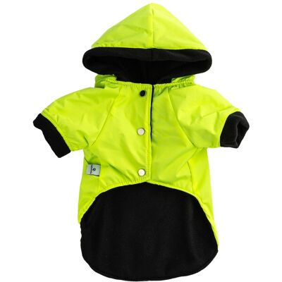 Hanorac pentru câini, Paws & Whiskers, Mebranlı Raincoat, Verde Hanorac pentru câini, Paws & Whiskers, Mebranlı Raincoat, Verde