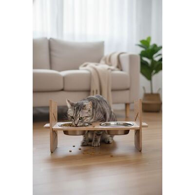 Bol pentru hrana animale de companie, Paws & Whiskers, Apvm5, MDF , Multicolor Bol pentru hrana animale de companie, Paws & Whiskers, Apvm5, MDF , Multicolor