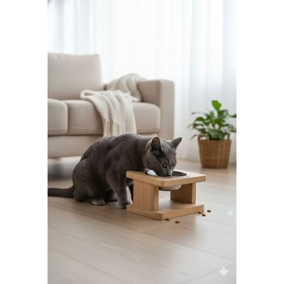 Bol pentru hrana animale de companie, Paws & Whiskers, Apvm1, MDF , Multicolor Bol pentru hrana animale de companie, Paws & Whiskers, Apvm1, MDF , Multicolor