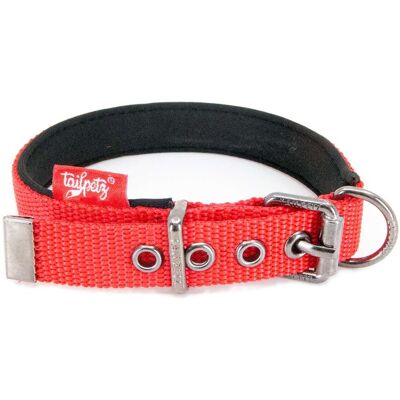 Zgarda pentru câini, Paws & Whiskers, Comfy, Poliester, Rosu Zgarda pentru câini, Paws & Whiskers, Comfy, Poliester, Rosu