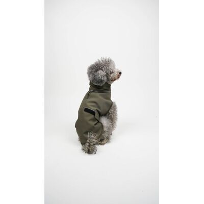 Hanorac pentru câini, Paws & Whiskers, Shoft Shell Raincoat, Kaki Hanorac pentru câini, Paws & Whiskers, Shoft Shell Raincoat, Kaki