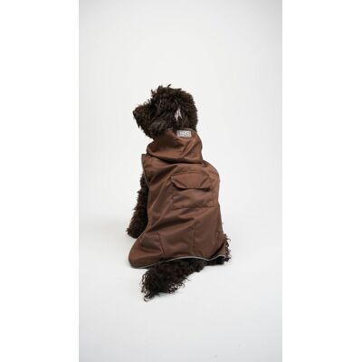 Hanorac pentru câini, Paws & Whiskers, Daily Raincoat, Maro Hanorac pentru câini, Paws & Whiskers, Daily Raincoat, Maro
