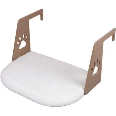 Pat pentru pisici, Paws & Whiskers, Riana, Tesatura Welsoft, Alb Pat pentru pisici, Paws & Whiskers, Riana, Tesatura Welsoft, Alb