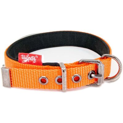 Zgarda pentru câini, Paws & Whiskers, Comfy, Poliester, Portocaliu Zgarda pentru câini, Paws & Whiskers, Comfy, Poliester, Portocaliu