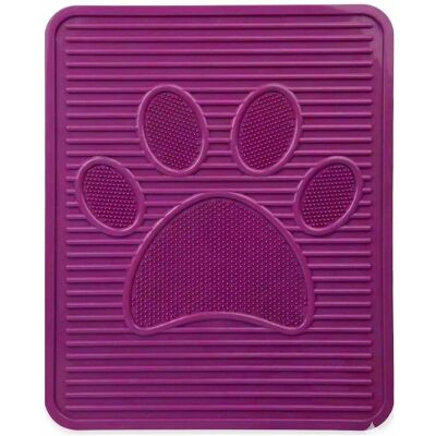 Covoras litiera pentru colectarea granulelor de nisip, Paws & Whiskers, 5087-1, Fucsia Covoras litiera pentru colectarea granulelor de nisip, Paws & Whiskers, 5087-1, Fucsia