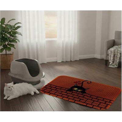 Covoras litiera pentru colectarea granulelor de nisip, Paws & Whiskers, Cat Lıtter Mat 35, Multicolor Covoras litiera pentru colectarea granulelor de nisip, Paws & Whiskers, Cat Lıtter Mat 35, Multicolor