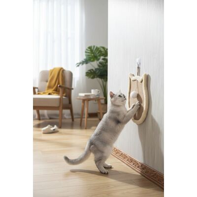 Jucărie pentru pisici din material textil, Paws & Whiskers, Kedi, Tesatura Welsoft, Crem Jucărie pentru pisici din material textil, Paws & Whiskers, Kedi, Tesatura Welsoft, Crem