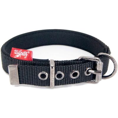 Zgarda pentru câini, Paws & Whiskers, Comfy, Poliester, Negru Zgarda pentru câini, Paws & Whiskers, Comfy, Poliester, Negru