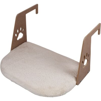 Pat pentru pisici, Paws & Whiskers, Riana, Tesatura Welsoft, Bej Pat pentru pisici, Paws & Whiskers, Riana, Tesatura Welsoft, Bej