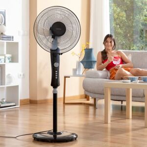 Ventilator cu picior InnovaGoods Breezinn, 45W, 40 x 41 x 138 cm, timer 2h, negru Ventilator cu picior InnovaGoods Breezinn, 45W, 40 x 41 x 138 cm, timer 2h, negru