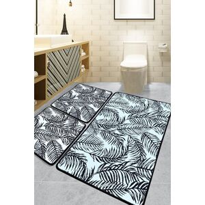 Set covorase de baie, L'essentiel Maison, Frond, Poliester, Multicolor Set covorase de baie, L'essentiel Maison, Frond, Poliester, Multicolor