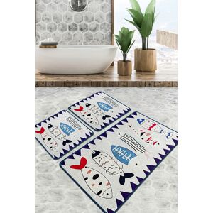 Chilai Home Set covorase de baie, L'essentiel Maison, Le Poissson Djt, Multicolor Chilai Home Set covorase de baie, L'essentiel Maison, Le Poissson Djt, Multicolor