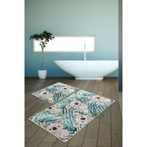 Chilai Home Set 2 covorase de baie Koala, Chilai, 50x60 cm/60x100 cm, verde Chilai Home Set 2 covorase de baie Koala, Chilai, 50x60 cm/60x100 cm, verde