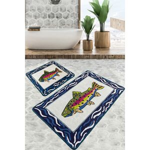 Chilai Home Set covorase de baie, L'essentiel Maison, Pescado, Poliester, Multicolor Chilai Home Set covorase de baie, L'essentiel Maison, Pescado, Poliester, Multicolor