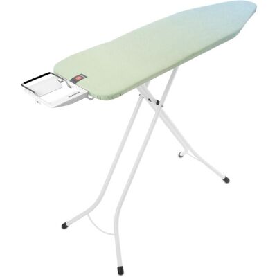 Masa de calcat, Brabantia B, Soothing Sea, 124x38 cm, 7 pozitii de reglare, otel/bumbac Masa de calcat, Brabantia B, Soothing Sea, 124x38 cm, 7 pozitii de reglare, otel/bumbac