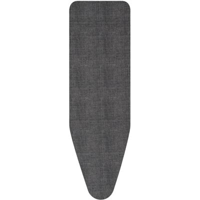 Husa pentru masa de calcat, Brabantia D, Denim Black, 135x45 cm, 2 mm spuma, bumbac, negru denim Husa pentru masa de calcat, Brabantia D, Denim Black, 135x45 cm, 2 mm spuma, bumbac, negru denim