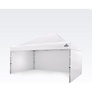 BRIMO - Gazebo estensibile a fisarmonica 3x4,5m - Alb - 3 pereți - Cort outdoor BRIMO - Gazebo estensibile a fisarmonica 3x4,5m - Alb - 3 pereți - Cort outdoor