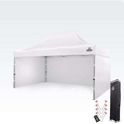 BRIMO - Gazebo Hexagon Premium - 3 pereți - 8 țăruși - Gazebo BRIMO - Gazebo Hexagon Premium - 3 pereți - 8 țăruși - Gazebo