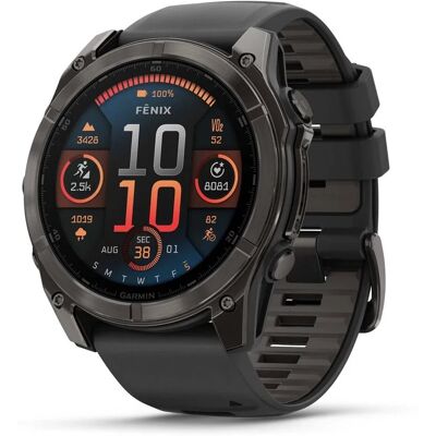 Gar Garmin Fēnix 8 Sapphire Carbon 51mm titan gri AMOLED ceas inteligent Gar Garmin Fēnix 8 Sapphire Carbon 51mm titan gri AMOLED ceas inteligent
