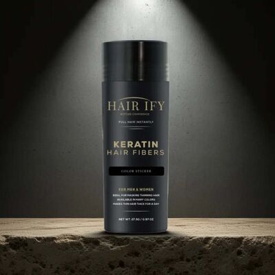Hairify – Fibre de păr (27.5 Grame - pentru aproximativ 2 luni) Hairify – Fibre de păr (27.5 Grame - pentru aproximativ 2 luni)