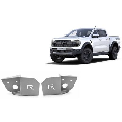 Scut Protection Scut de protecție din aluminiu pentru senzorul brațului de suspensie spate Ford Ranger Raptor Scut Protection Scut de protecție din aluminiu pentru senzorul brațului de suspensie spate Ford Ranger Raptor